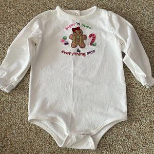 24 Months Gingerbread Long Sleeve Onesie